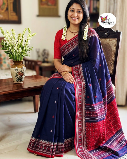 Neelakshi – Premium Cotton Assam Khadi Saree