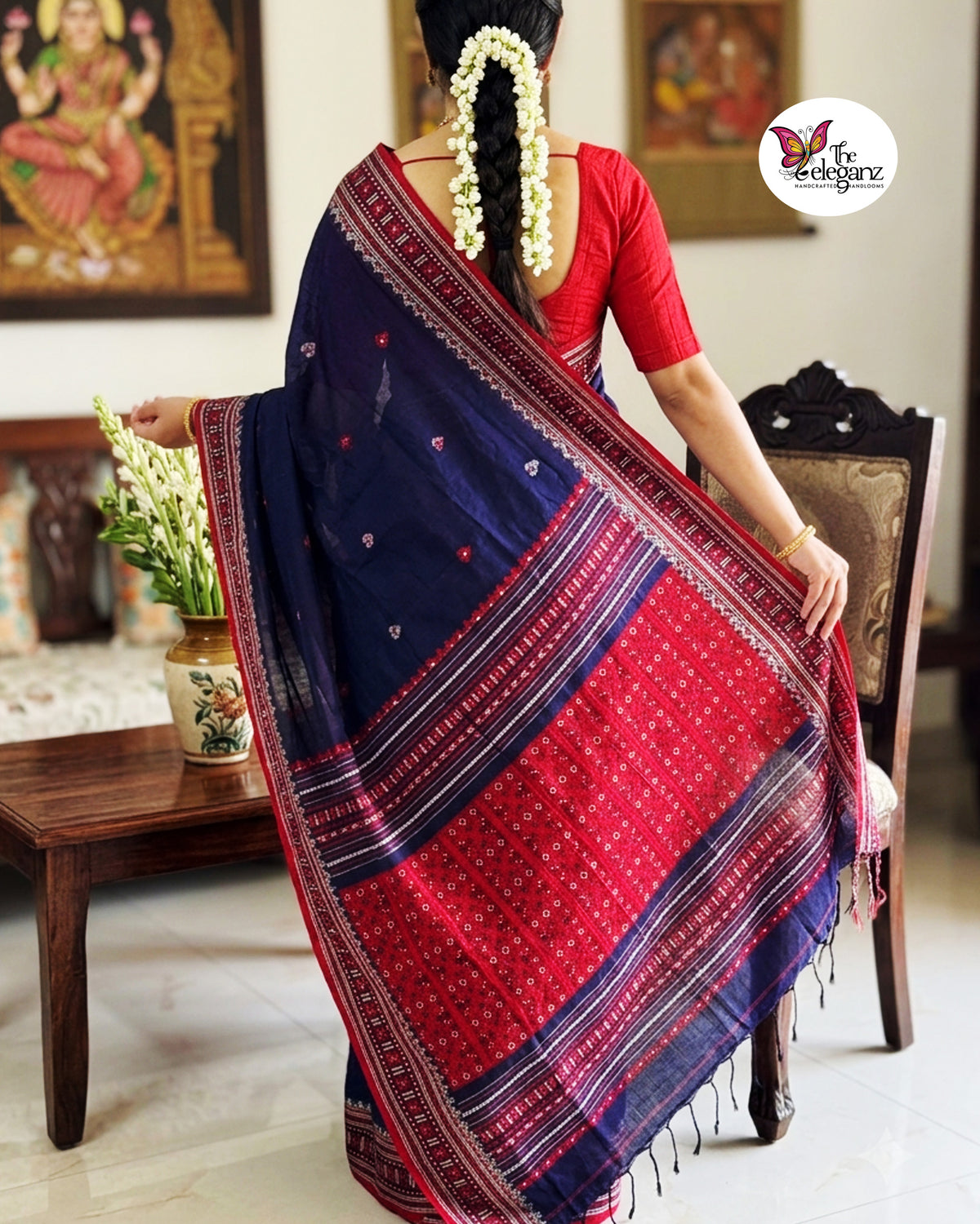 Neelakshi – Premium Cotton Assam Khadi Saree