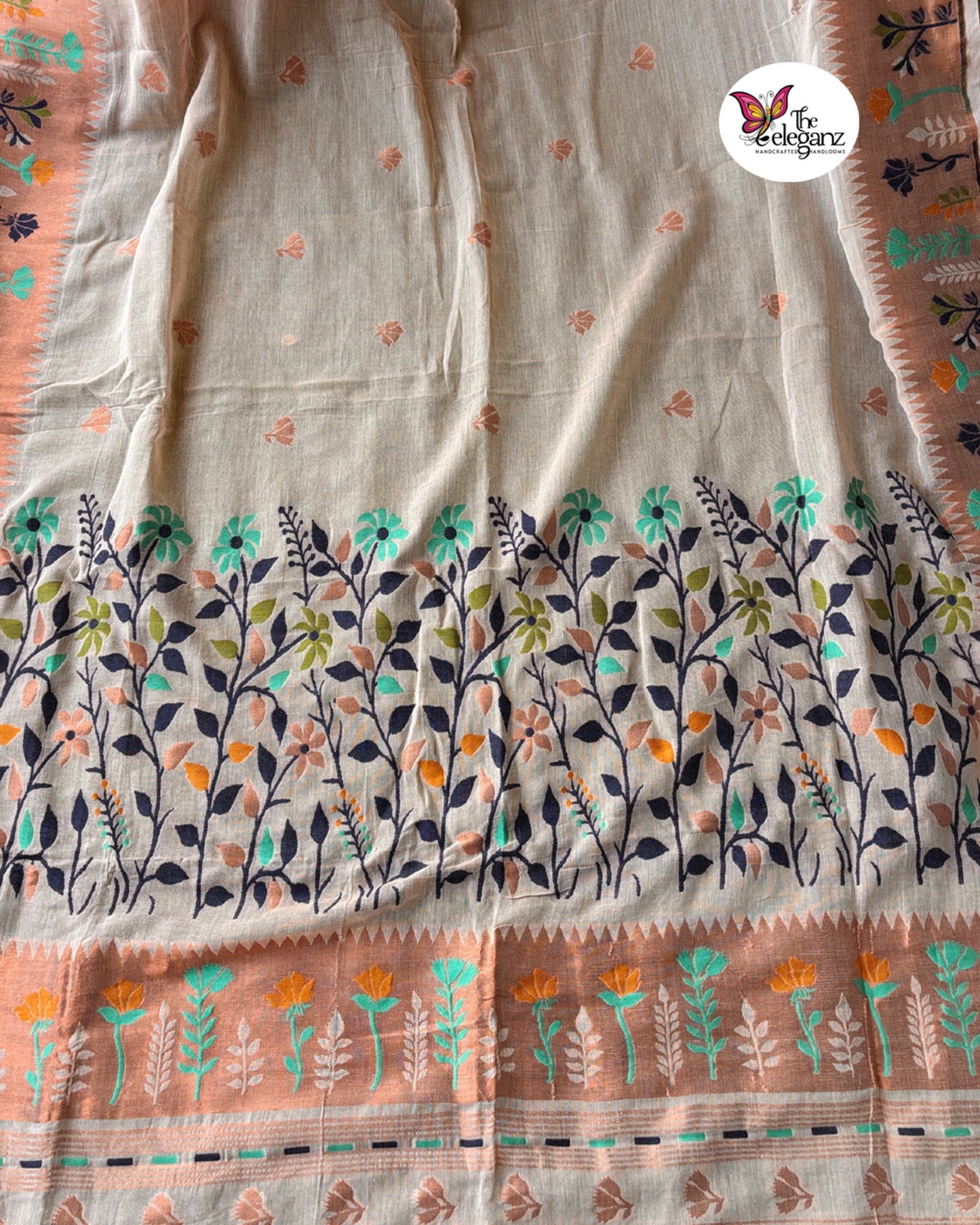 Mridula Premium Cotton Paithani Saree