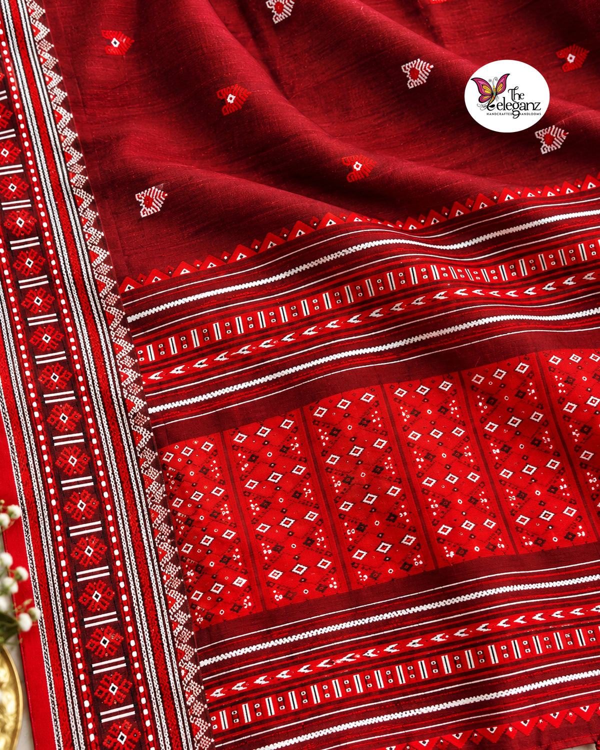 Rudraa – Premium Cotton Assam Khadi Saree