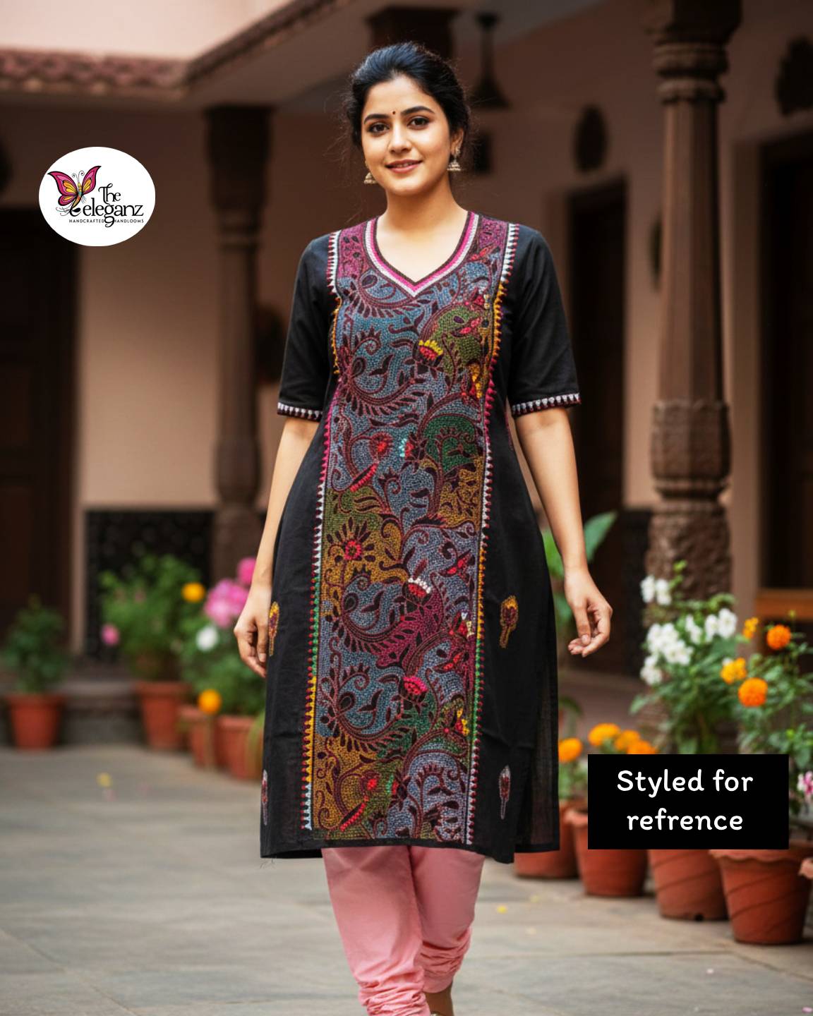 Padma Lata – Kantha Unstitched Suit Piece