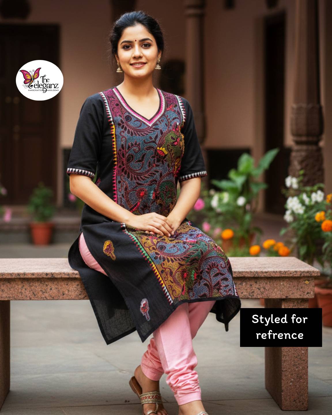 Padma Lata – Kantha Unstitched Suit Piece