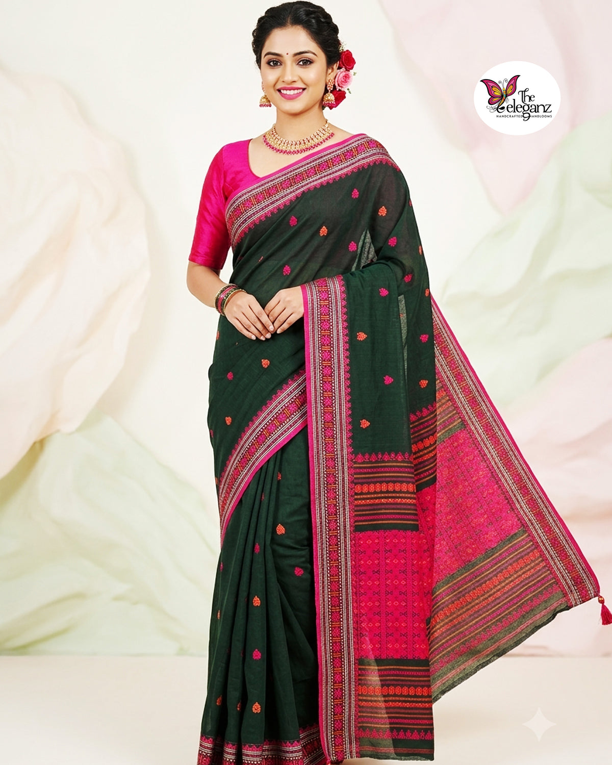 Prokriti – Premium Cotton Assam Khadi Saree