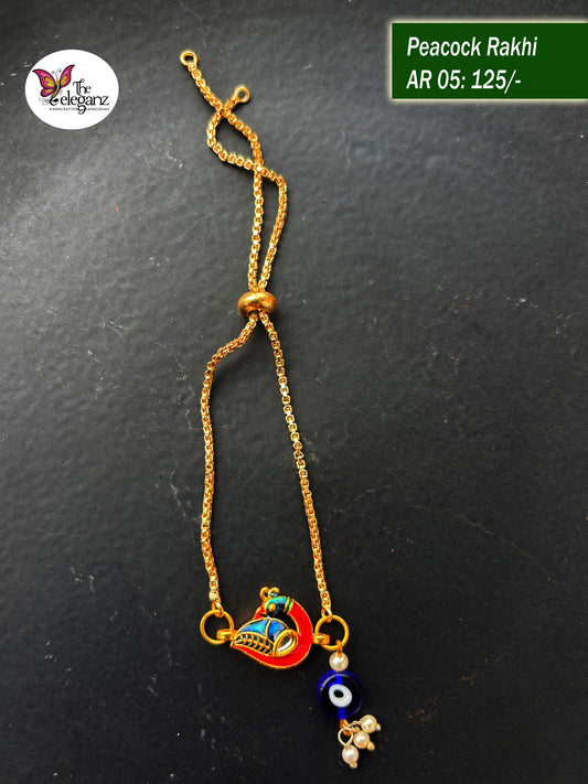 Handmade Rakhi - Peacock