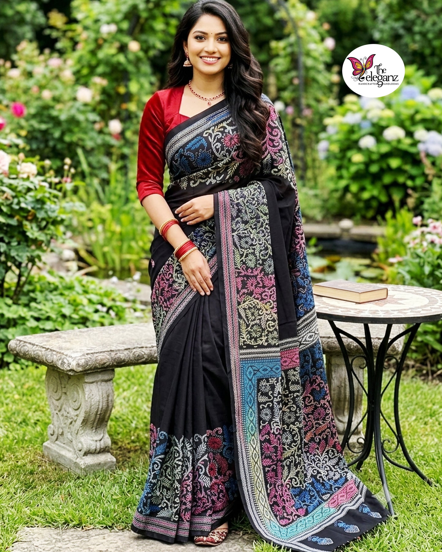 Noir Phool — The Printed Kantha Story