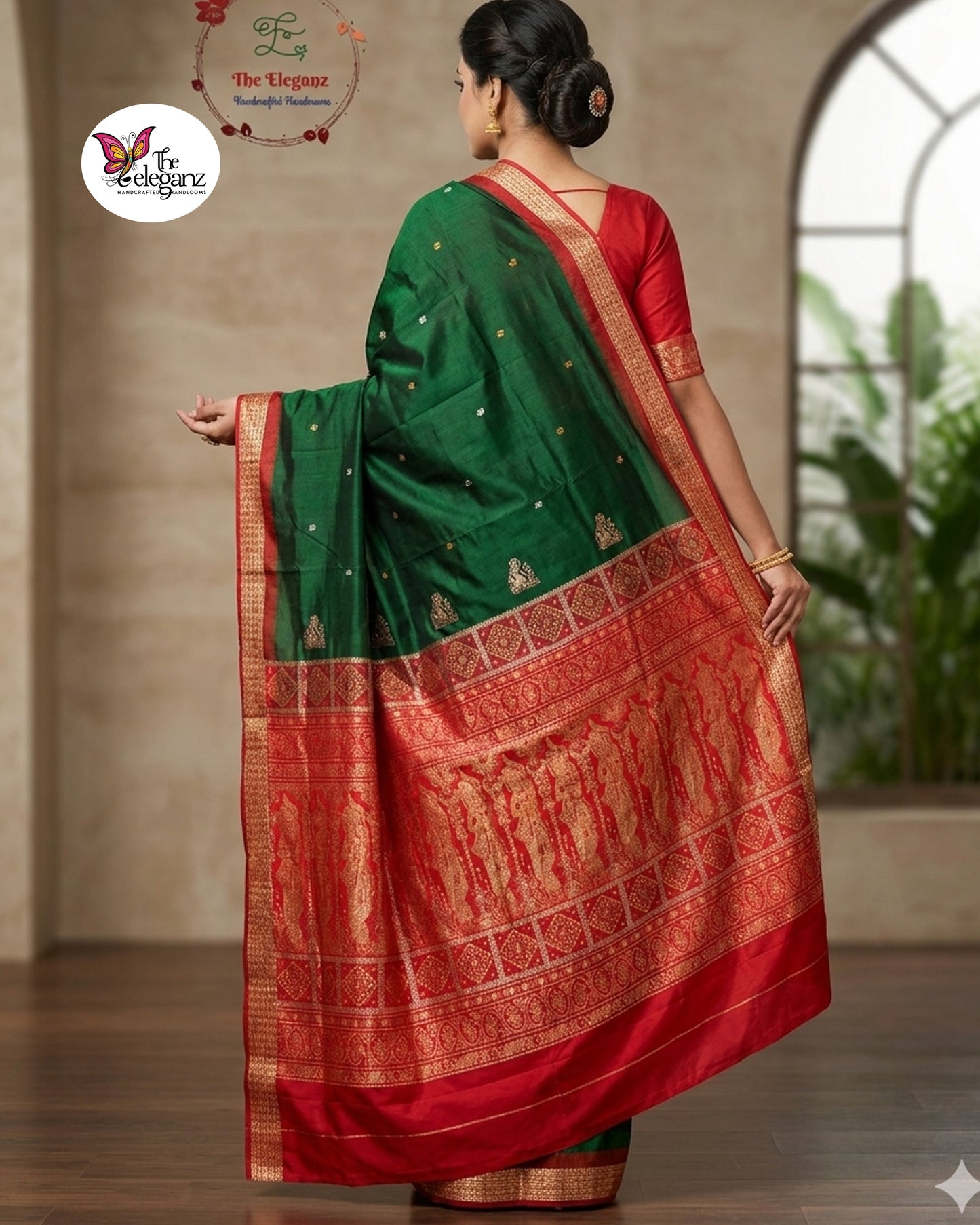 Kanchana Bomkai Silk Saree