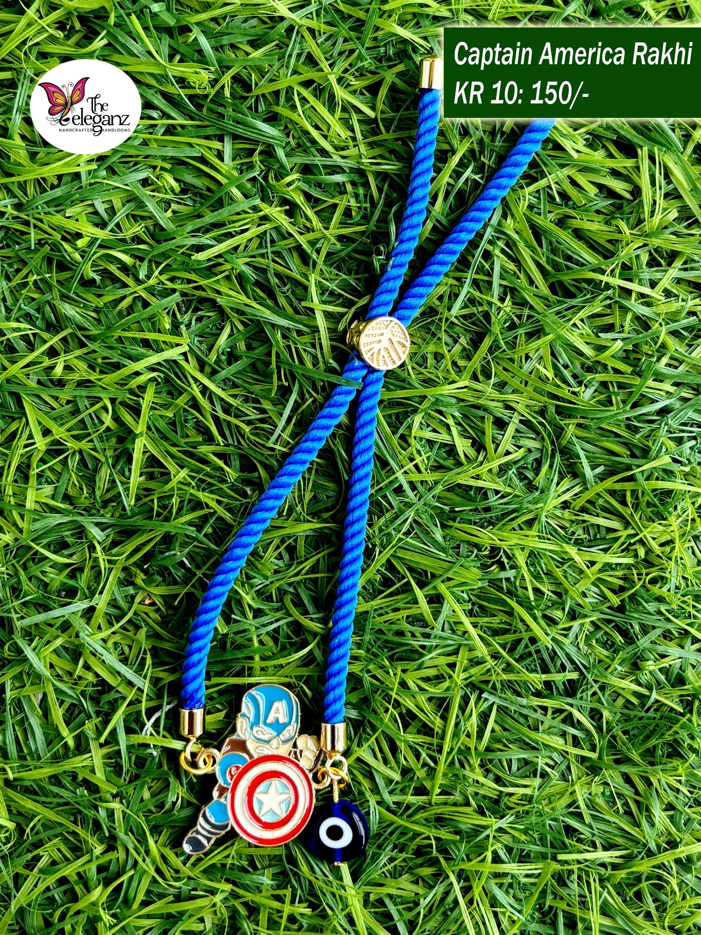 Handcrafted Rakhi - Captain America