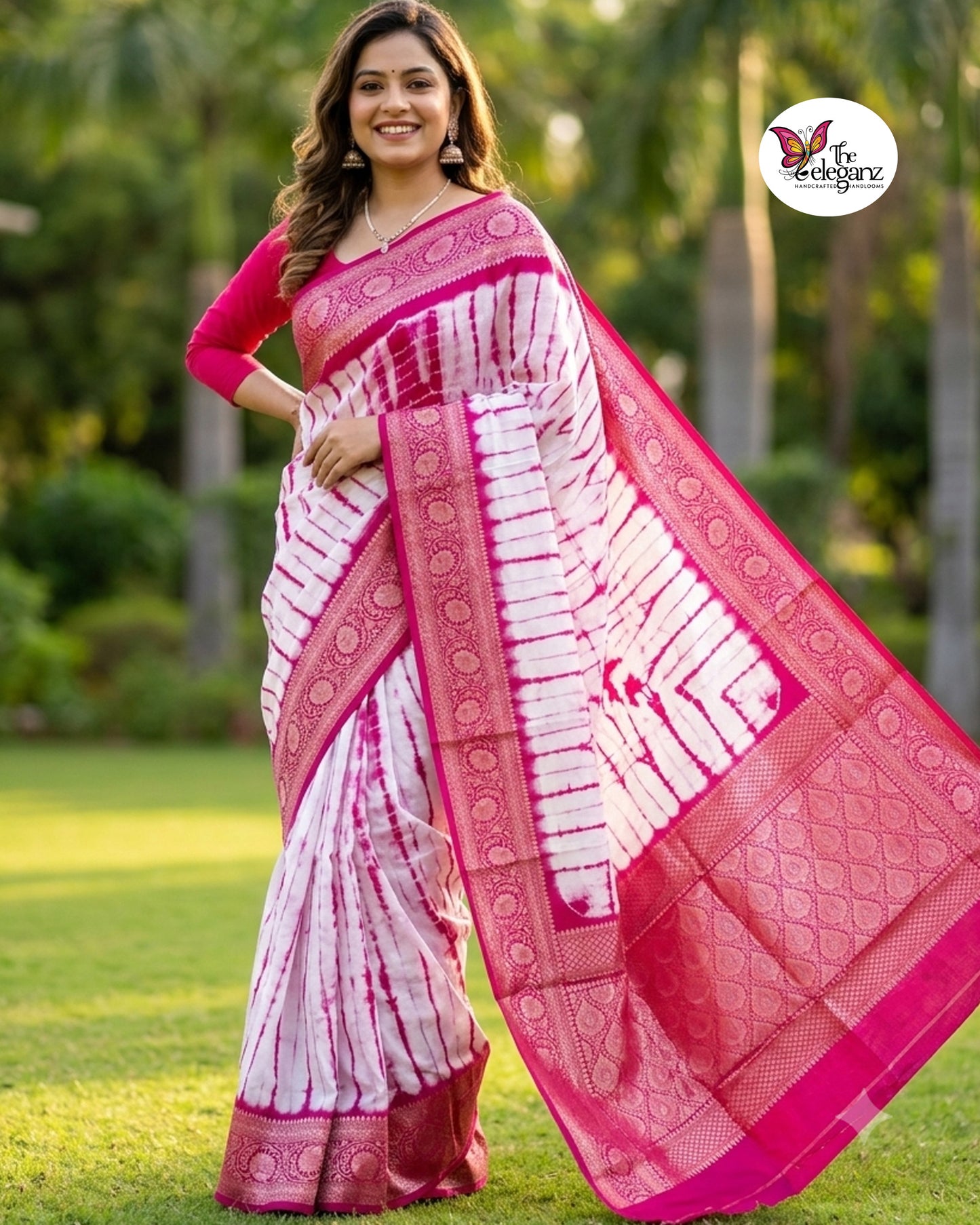 Gulabi Shibori Elegance