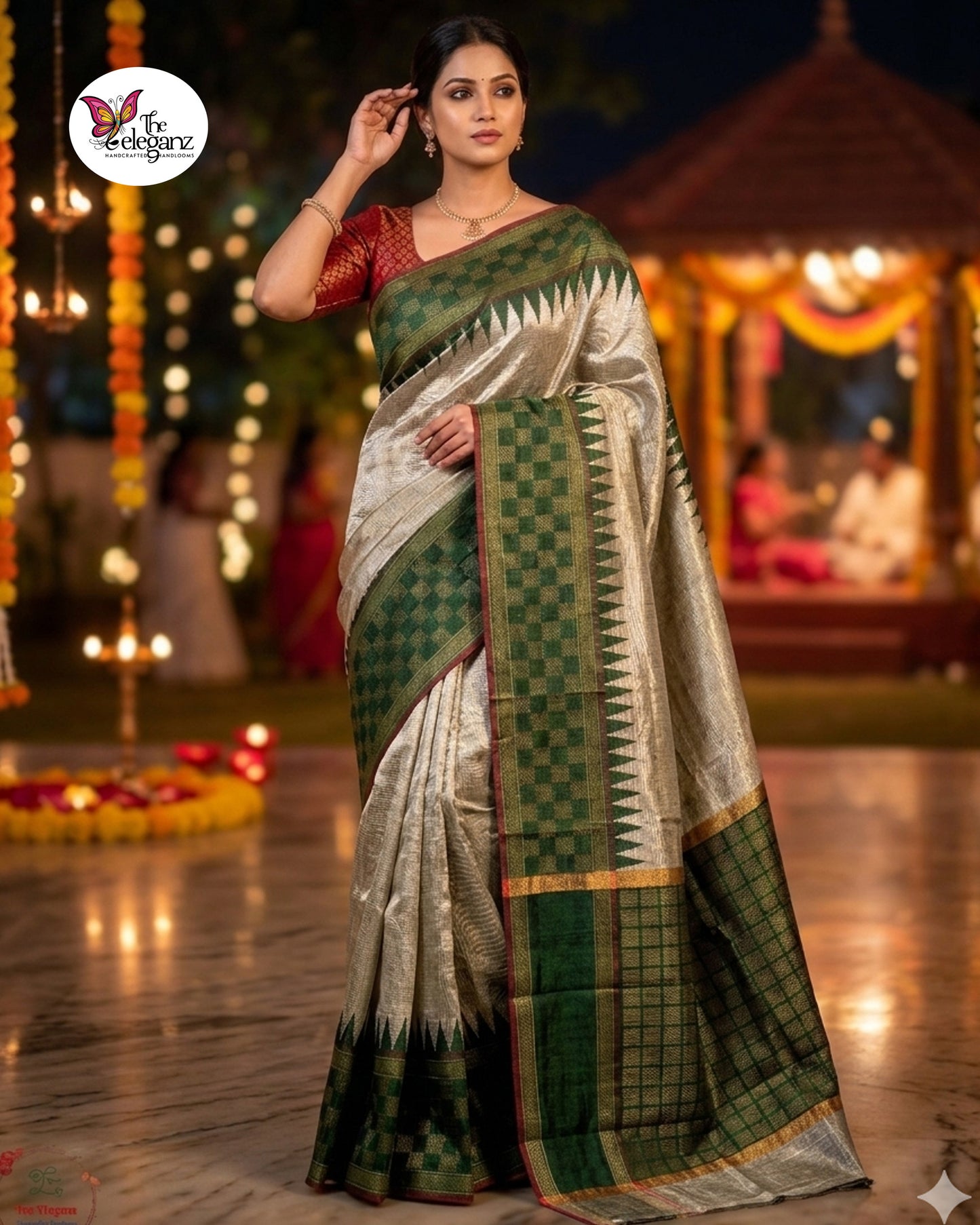 Shyamalika Raw Sambalpuri Silk Saree
