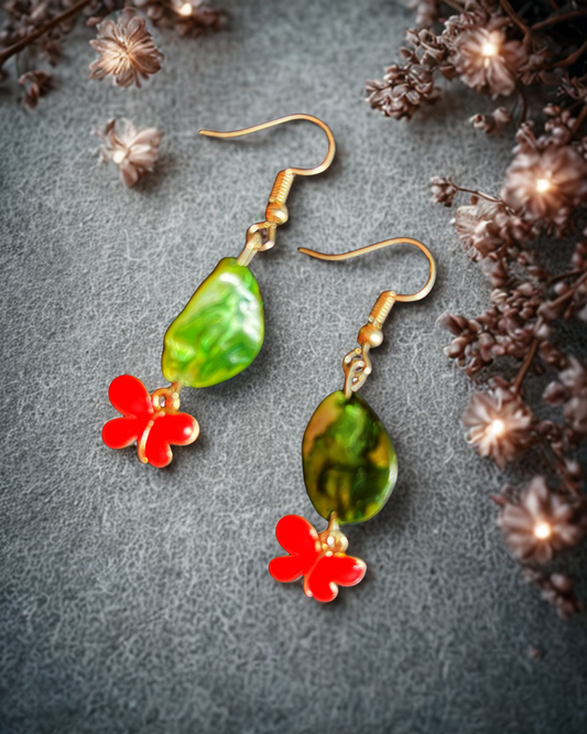 Handmade earring - Butterfly