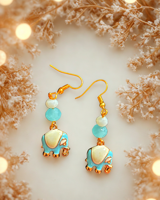 Handmade earring - Elephant