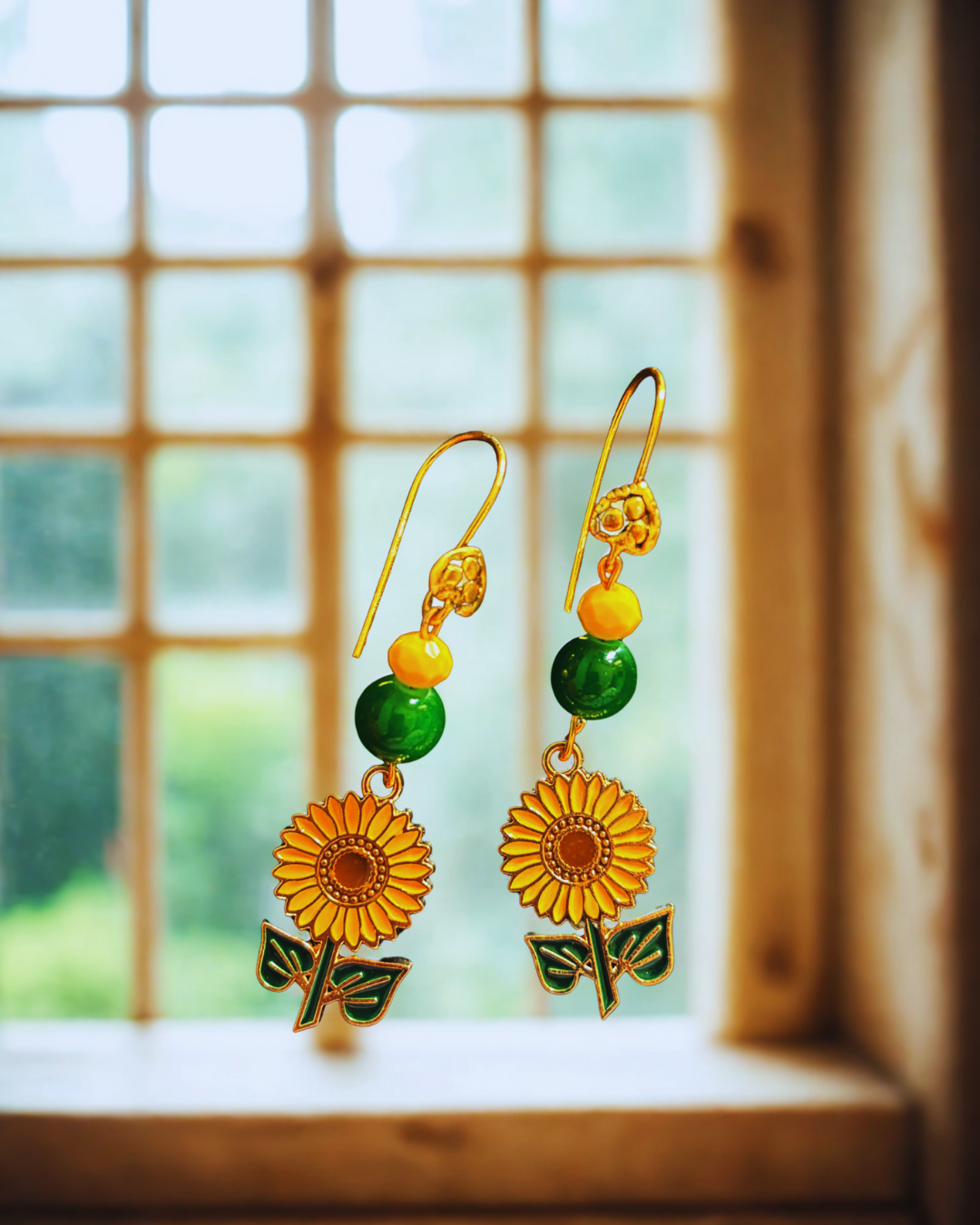 Handmade Earring - Sunflower