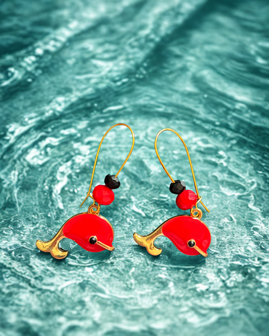 Handmade Earring - Dolphin