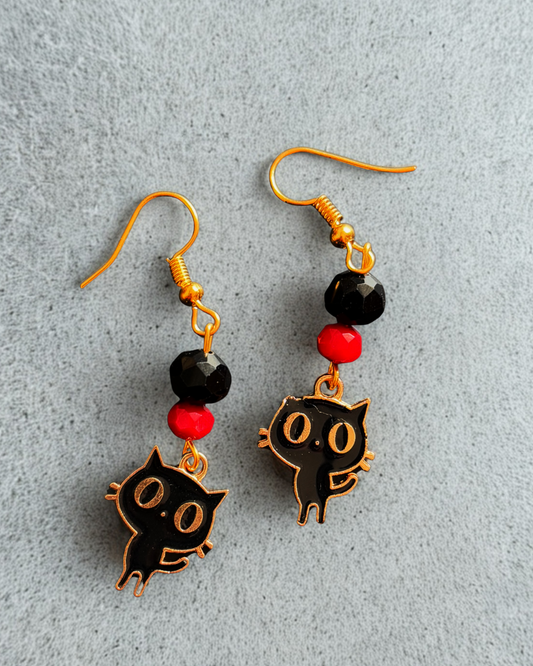 Handmade earring - Cat